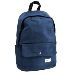 絕美刷色系列-質感布料 前袋後背包【L0126】(深藍色)