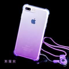 i PHONE7 及 I7+ 專用 漸層吊繩空壓殼 